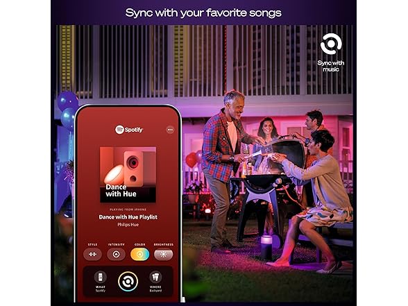 Philips Hue Festavia 90ft Permanent Outdoor String Lights - Gallery 5
