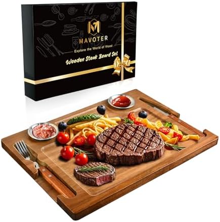 MAVOTER BC1582525090002 Wooden Steak Board