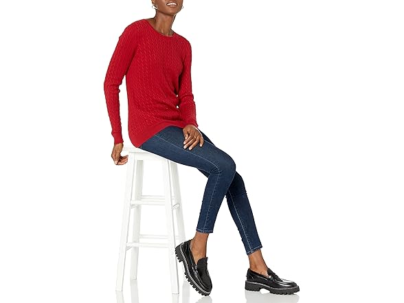 Amazon Essentials Womens Cable Sweater