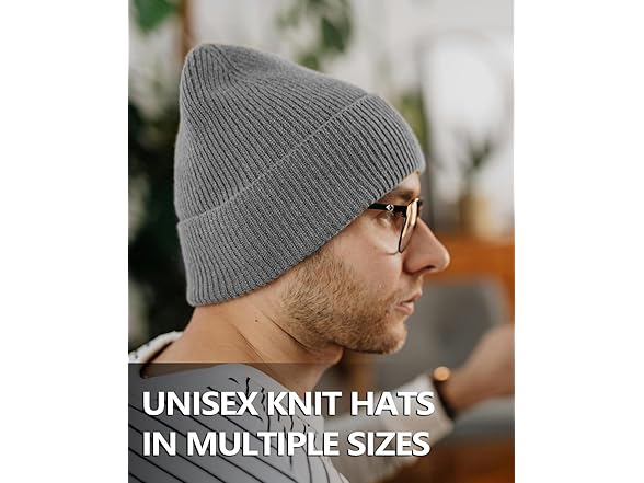 Zylioo XXL Knit Beanie Cap,Oversize Winter