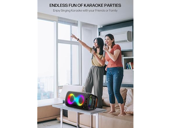 JAPOUCA Portable Karaoke Machine