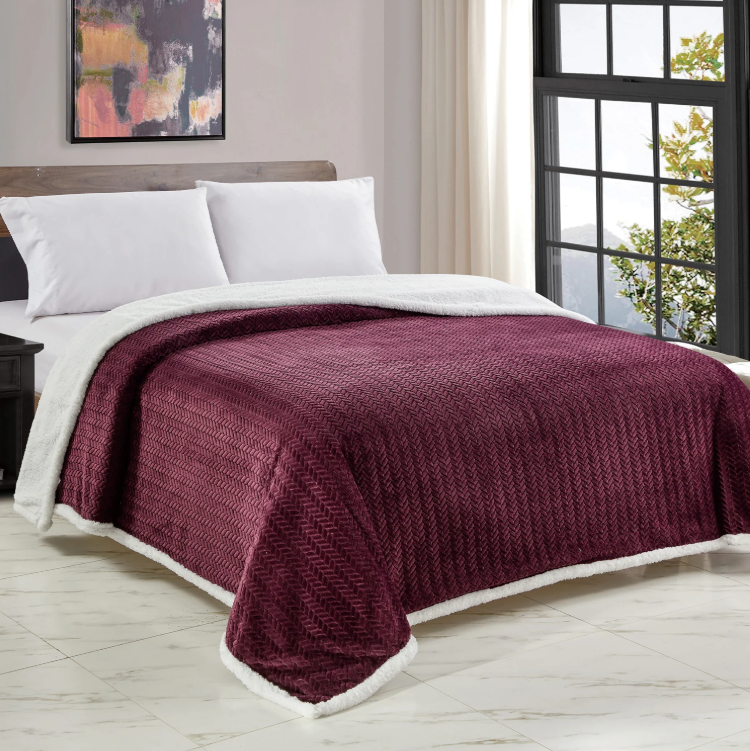 Jacquard Micro Plush Braided Blanket - Gallery 11