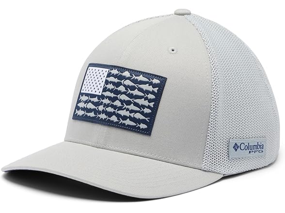 Columbia Unisex PFG Fish Flag Mesh  Cap S/M