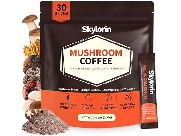Skylorin 30 Sticks Mushroom Coffee
