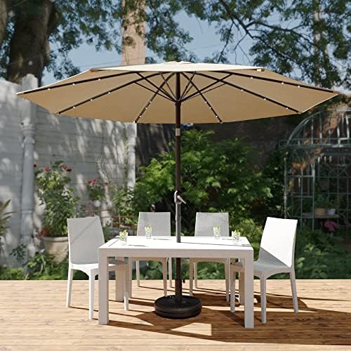 LeisureMod SBUBL-920BG Seirra Outdoor Umbrella Beige