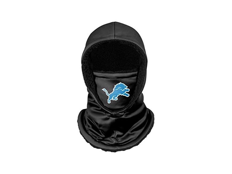 LIONS Black Hooded Gaiter