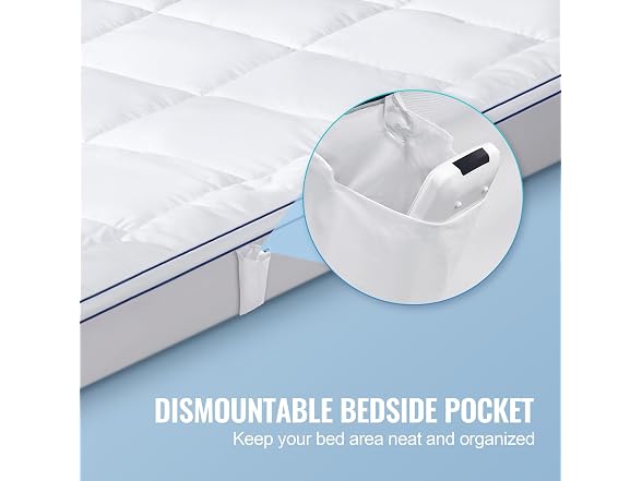 Mattress Topper, Queen Size, 1" Thickness, Fiber