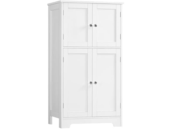 TEENFON Bathroom Floor Storage Cabinet