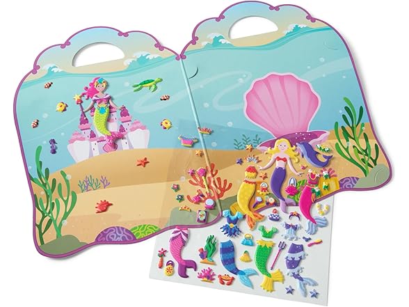 Melissa & Doug Puffy Sticker Activity Book Set