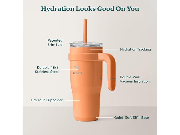 REDUCE 24 oz Tumbler with Handle