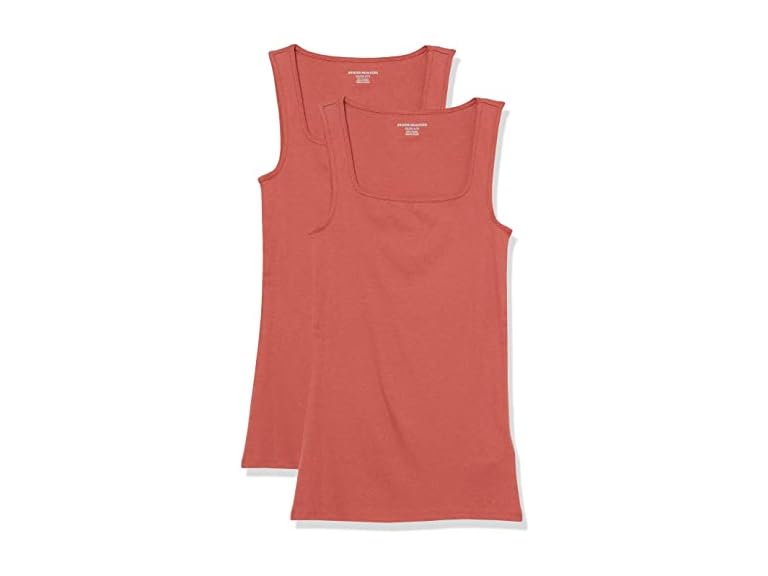 Amazon Essentials Women 2-pack Slim Square Tank - Gallery 15