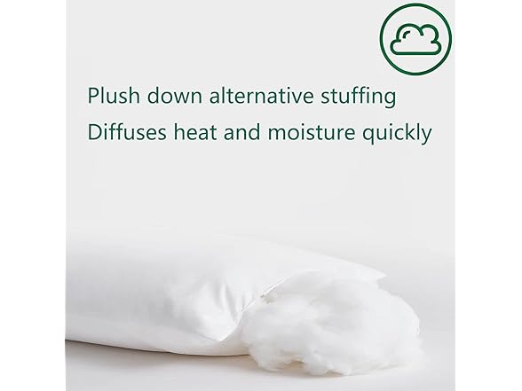 Gooeb Flat Ultra Thin Bed Pillows