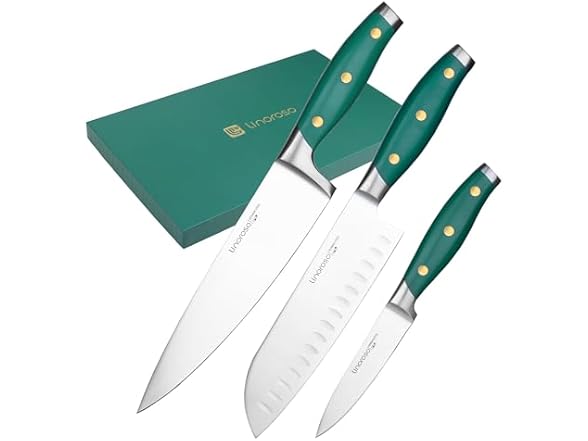 linoroso 3 Pieces Kitchen Knife Set
