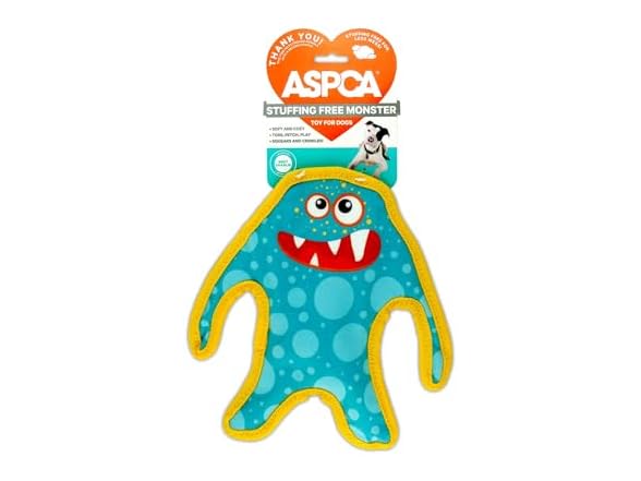 ASPCA Stuffing-Free, Ultra Durable Squeak Toy