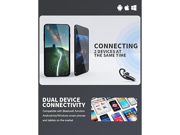 MOZC Bluetooth Single Ear Headset