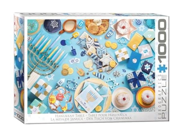 Hanukkah Table Jigsaw Puzzles, 1000 pcs