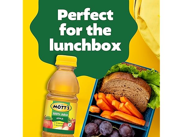 6PK Mott's 100% Original Apple Juice, 8 Fl Oz