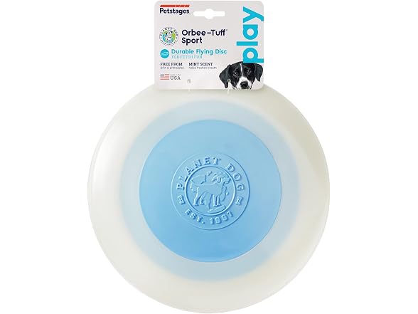 Planet Dog Orbee-Tuff Zoom Flyer Disc Glow-in-The-Dark