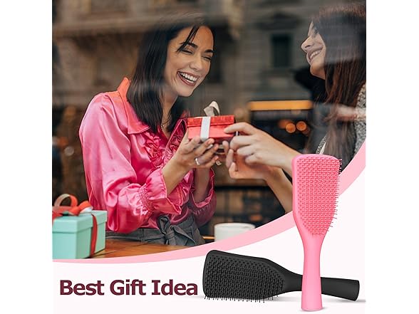 SHINLEA No Tangle Hair Brush for Wet or Dry Pink
