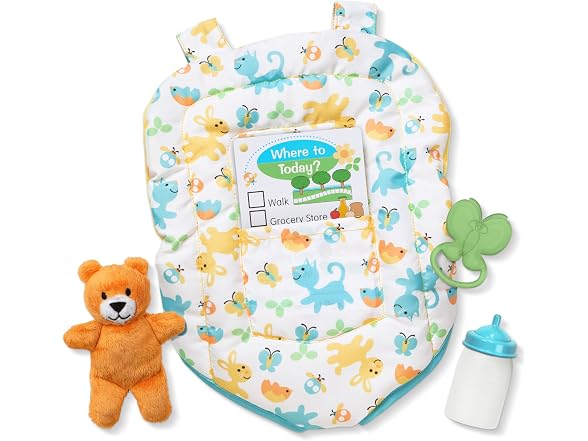 Melissa & Doug Mine Love Carrier Play Baby Toy Set