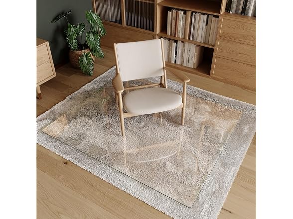 Koonmi 45" x 53" Upgraded Glass Chair Mat