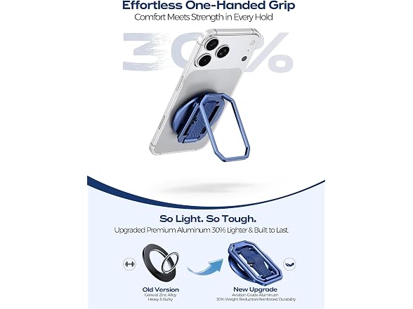 HYCZAAE Blue MagSafe Phone Grip Stand