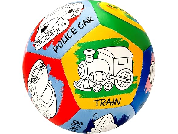Crayola Official Soccer Ball Transportation Size 5