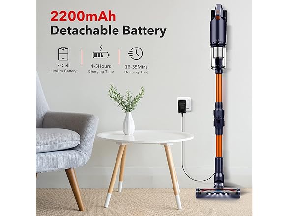 Whall EV-691 Whall Cordless Vacuum Cleaner, 25kPa Suction 