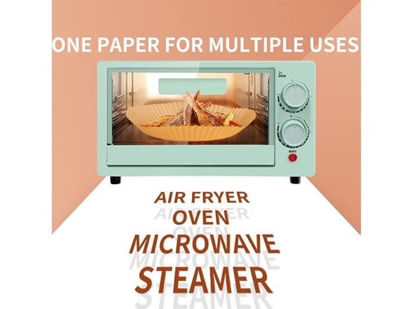 100 Pcs Air Fryer Paper Liners 6.3"