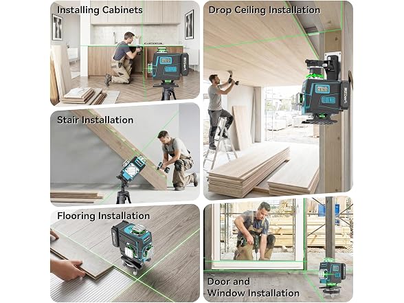 16 Line Laser Level 4x360 w/ Tripod