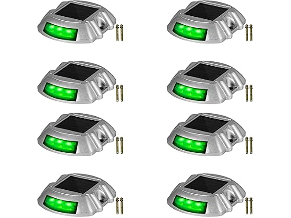 Driveway Lights, 8-Pack Solar Driveway Lights