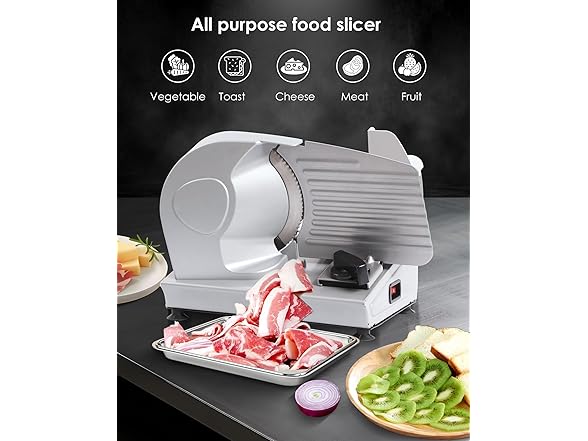 Valley Sportsman Electric Meat Slicer with 7.5" SS Blade