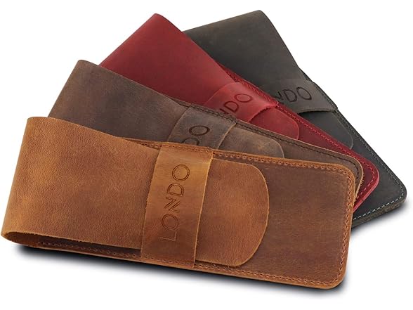 Leather Pen and Pencil Case