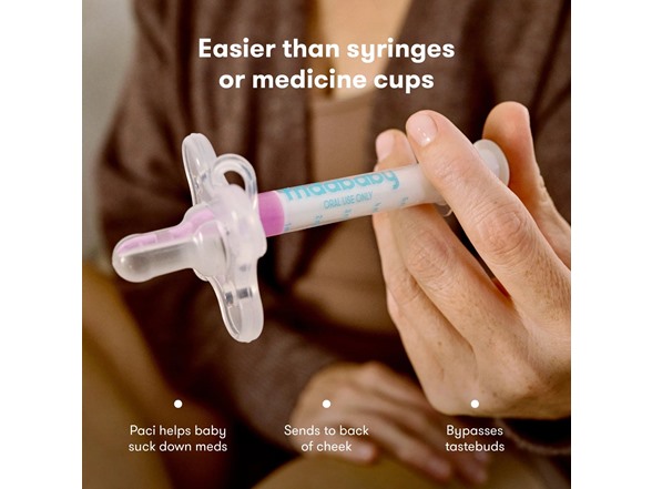 2Pk Medicine Syringe Pacifier Tip