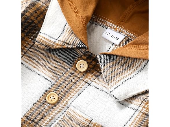 Toddler Flannel Plaid Button Shirt