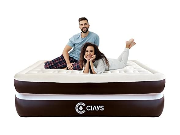 Ciays Ciays Air Mattress with Built-in Pump, 16" Elevat