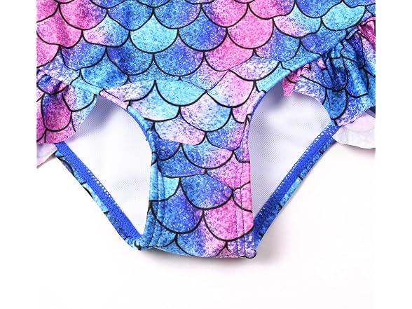 Childrenstar Girls (4-5T) One Shoulder Swimsuits