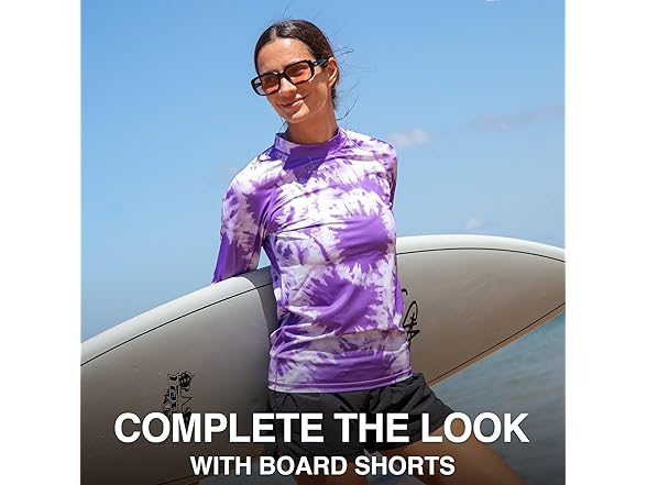 Kanu Surf Women's LS Rash Top Purple (L)