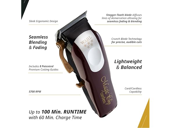 Wahl Professional 5 Star Magic Clip Cordless Clipper
