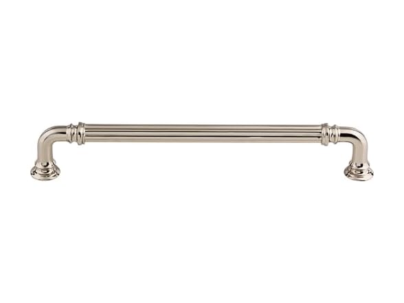 Top Knobs Chareau Reeded 7 Center Bar Pull Finish
