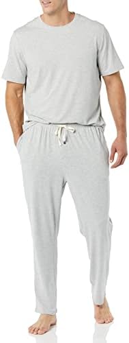 Amazon Essentials Mens Cotton Modal Pajama Set