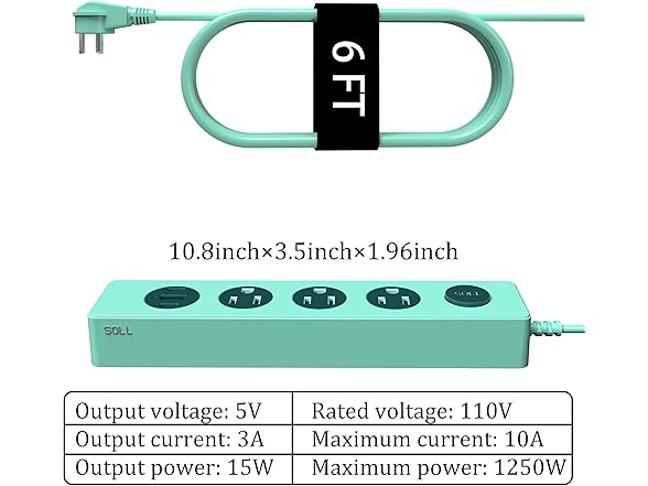 SOLL Weatherproof Power Strip