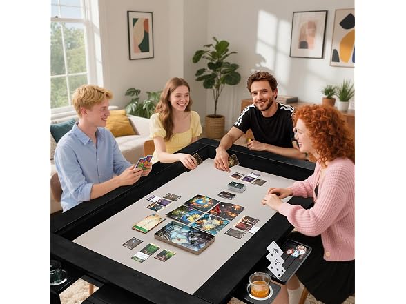 Haddockway Black 63"×39“ Board Game Table