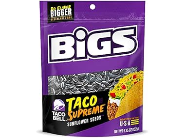 $5.99, Was $8.70, 31% Off! BIGS Sunflower Seeds, Taco Bell Taco Supreme Flavor dealfomo