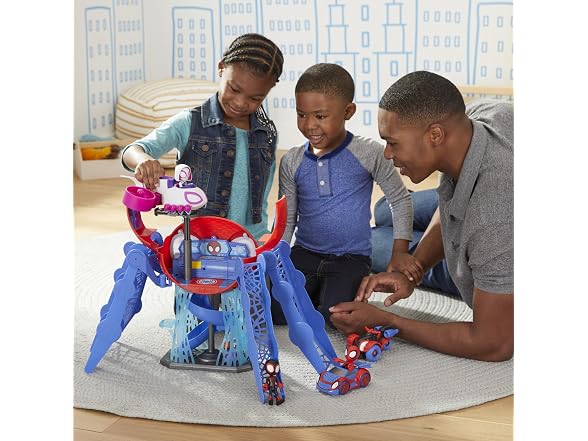 Marvel Spidey and His Amazing Friends Web-Quarters Playset