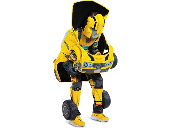 Transformers Child Bumblebee Converting Costume, Size Medium (7-8)