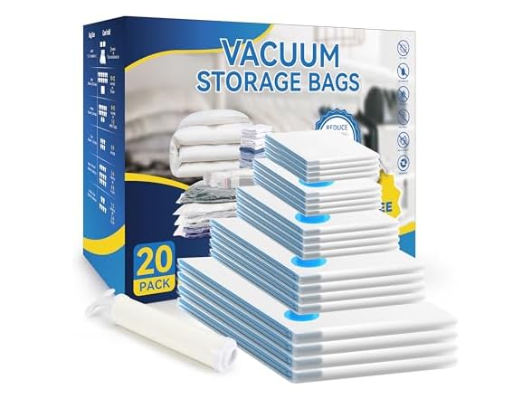 Simple Deluxe 20 Pack Space Saver Bags