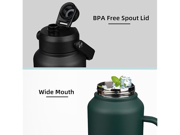BJPKPK 128oz Stainless Steel Bottle