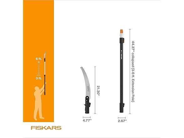 Fiskars Tree Pruner 6ft Extendable