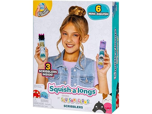 Squish-a-longs Scribblers 3-Pack